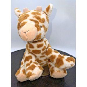Carters Plush White Brown Spotted Giraffe Sitting Baby Toy 2017 8" Lovey
